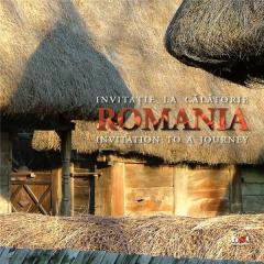 Romania - Invitatie la calatorie Lb. Romana si Engleza cu Harta Romaniei