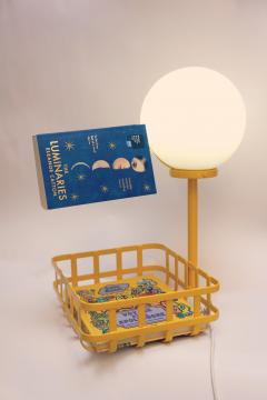 Book Stork Lamp de Cristina Bulat - Galben