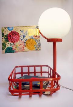 Book Stork Lamp de Cristina Bulat - Tangerine