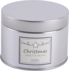 Lumanare parfumata - Elegance Christmas Sweet Almond, cana metalica