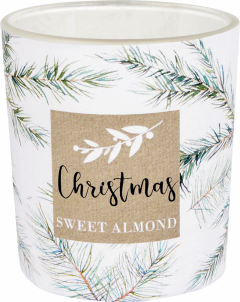 Lumanare parfumata - Christmas Sweet Almond, pahar Scandi