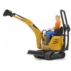 Masinuta - Micro Excavator JCB 8010 CTS cu figurina