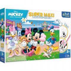 Puzzle - Primo Super Maxi - Disney, Mickey la Targ