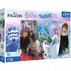 Puzzle - Primo Super Shape XL - Disney, Frozen - Lumea Anei si a Elsei