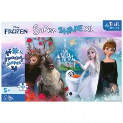 Puzzle - Primo Super Shape XL - Disney, Frozen - Lumea Anei si a Elsei