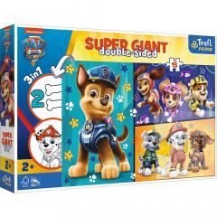 Puzzle - Primo Super Giant - Patrula Catelusilor - Cateii Fericiti