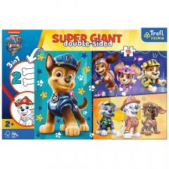 Puzzle - Primo Super Giant - Patrula Catelusilor - Cateii Fericiti