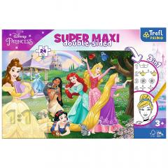 Puzzle - Primo Super Maxi - Disney, Printesele Fericite