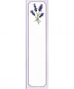 Semn de carte cu flori de lavanda Rossi 1931