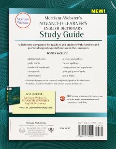 Merriam-Webster's Advanced Learner's English Dictionary. Study Guide