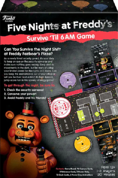 Funko Five Nights at Freddy's - Survive 'Til 6AM Game