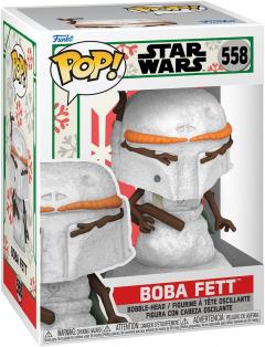 Figurina - Pop! Star Wars Holiday: Snowman Boba Fett