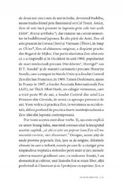 Actioneaza si gandeste ca un maetru Zen