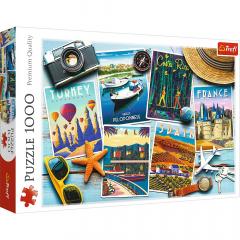 Puzzle 1000 piese - Carti postale