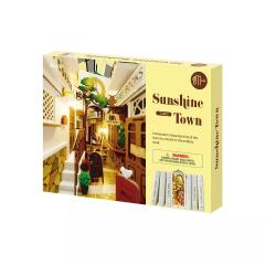 Puzzle 3D - Cotor de carte DIY - Sunshine Town