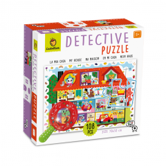 Puzzle 108 piese - Detective Puzzle - My House