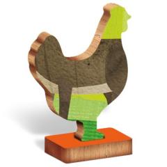 Puzzle din lemn - Ferma