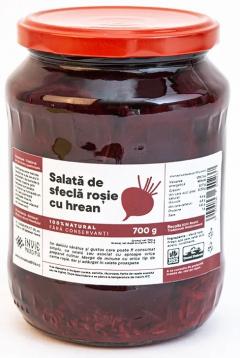 Salata de sfecla rosie cu hrean – Invie Traditia, 700g