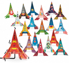 Set creativ - Easy Origami - Rachete