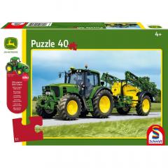 Puzzle 40 piese - Tractor 6630 with Sprayer