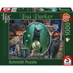 Puzzle 1000 piese - Lisa Parker - Magical Cats