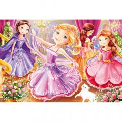 Puzzle 3x24 piese - Fairytale Princesses