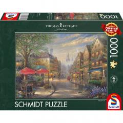 Puzzle 1000 piese - Thomas Kinkade - Cafe in Munich