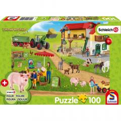 Puzzle 100 piese - Farm and Farm Shop