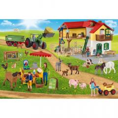 Puzzle 100 piese - Farm and Farm Shop