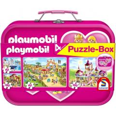Set 4 puzzle-uri - Playmobil - Pink Box