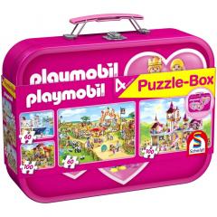Set 4 puzzle-uri - Playmobil - Pink Box