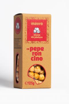 Alune coapte cu sare si peperoncino - Mavro, 125g