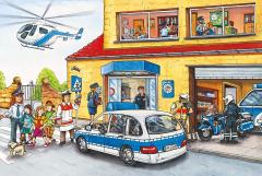 Puzzle 60 piese - Police Helicopter