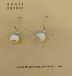 Cercei - Piatra lunii - Floare