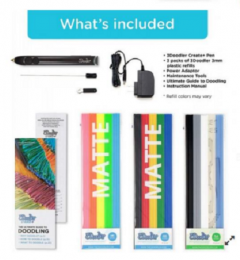 Creion 3D Doodler Create - Essantial Set - Negru