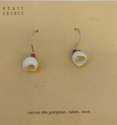 Cercei - Rubin - Floare