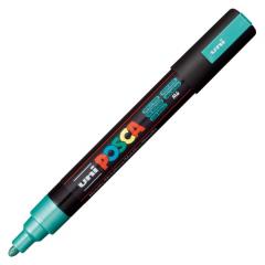 Marker Posca - PC-5M, Verde metalizat - 1.8 - 2.5 mm