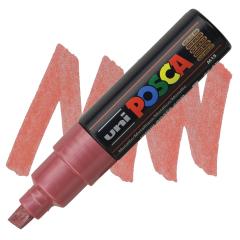 Marker - Posca PC-8K - Rosu Metalizat