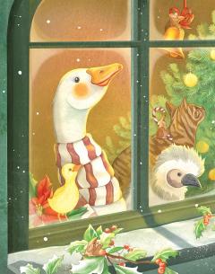 Un brad de Craciun pentru macaleandru