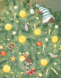 Un brad de Craciun pentru macaleandru