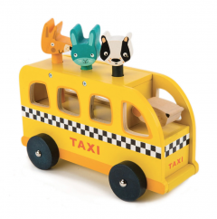 Jucarie din lemn - Animal Taxi