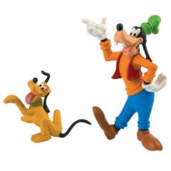 Set figurine - Pluto si Goofy