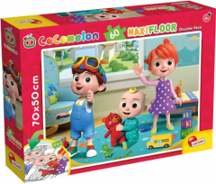 Puzzle de colorat Maxi - Cocomelon si ursuletul