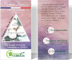 Set cadou cu lumanare din soia si bratara cu cristale Swarovski - Infinity