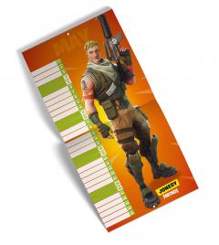 Calendar - Fortnite Epic Games, 2019