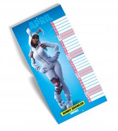 Calendar - Fortnite Epic Games, 2019