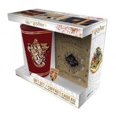 Set cadou - Harry Potter - XXL Glass - Pin - Notebook