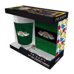 Set cadou - Central Perk - XXL Glass - Pin - Notebook