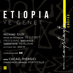Cafea boabe - Ethiopia Ye Genet, cutie 250g