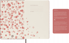 Carnet - Moleskine Limited Edition - Sakura - Fabric Hard Cover, Large, Ruled - Kosuke Tsumura